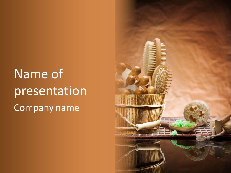 Hairbrush Medicine Mat PowerPoint Template