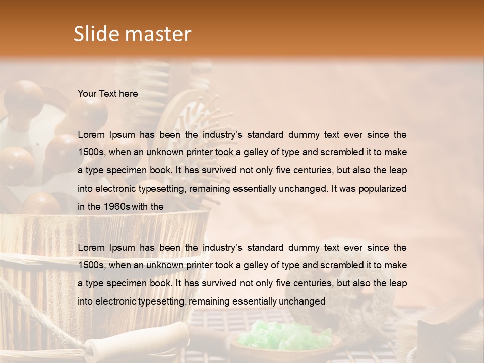 Hairbrush Medicine Mat PowerPoint Template