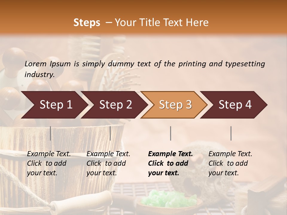 Hairbrush Medicine Mat PowerPoint Template