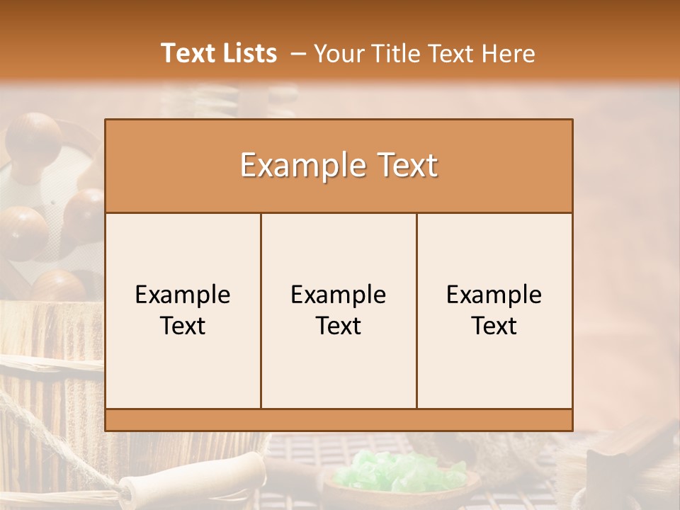 Hairbrush Medicine Mat PowerPoint Template
