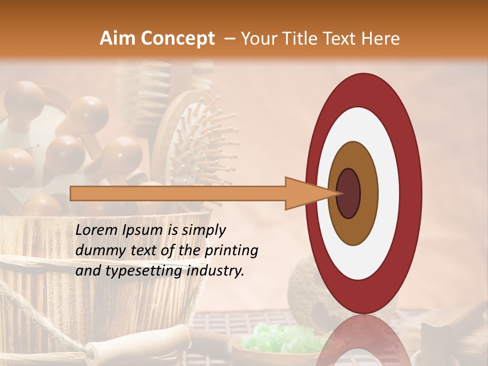 Hairbrush Medicine Mat PowerPoint Template