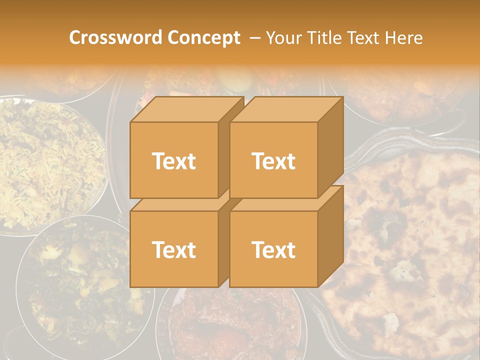 Indian Naan And Curry PowerPoint Template