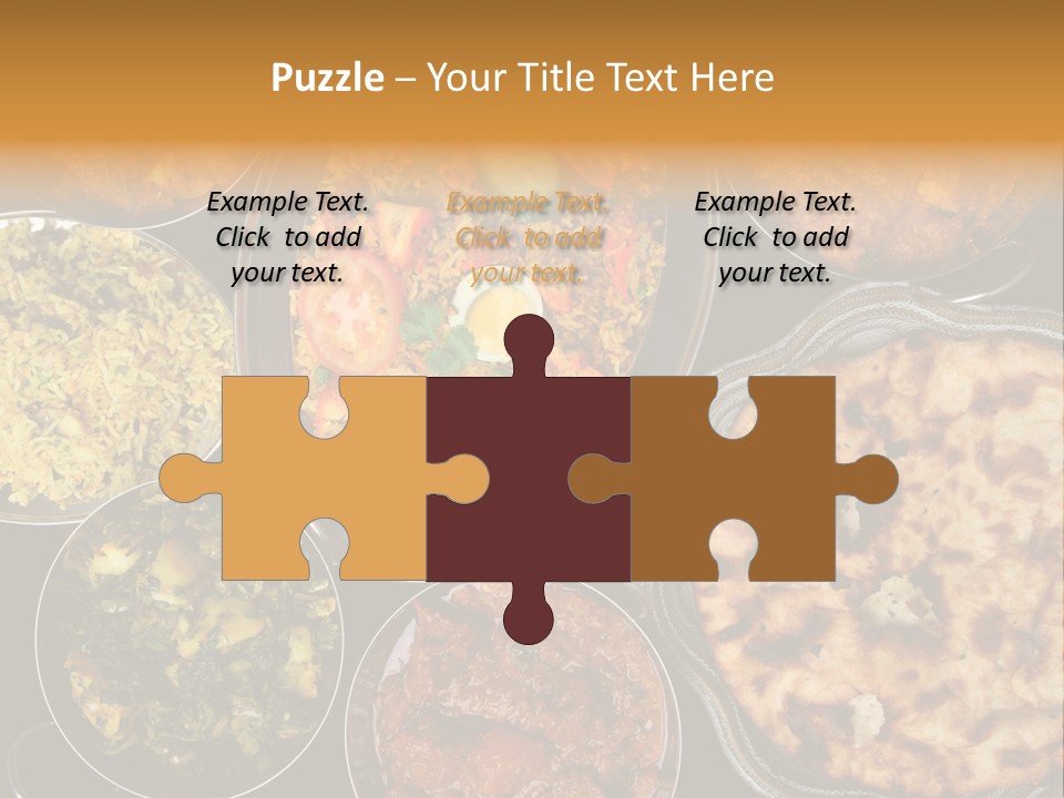 Indian Naan And Curry PowerPoint Template