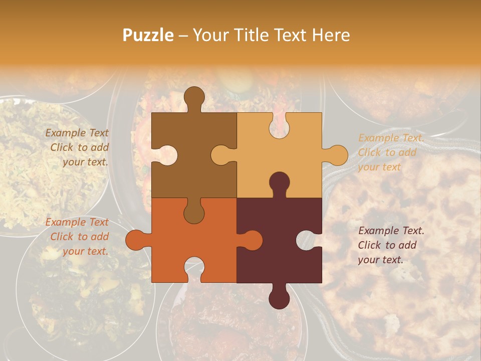 Indian Naan And Curry PowerPoint Template
