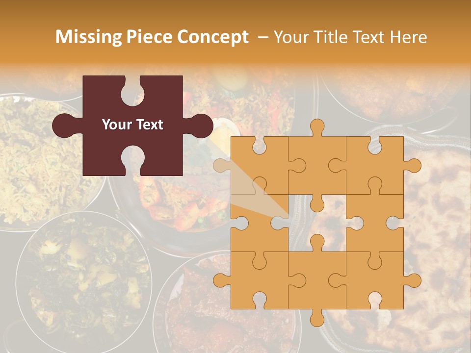 Indian Naan And Curry PowerPoint Template