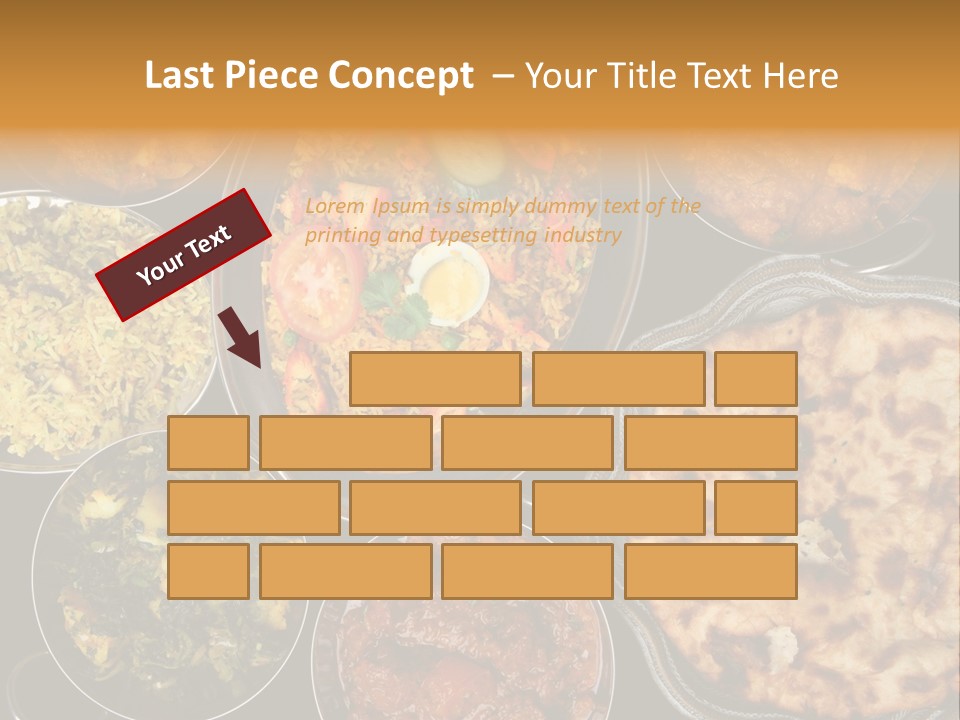 Indian Naan And Curry PowerPoint Template
