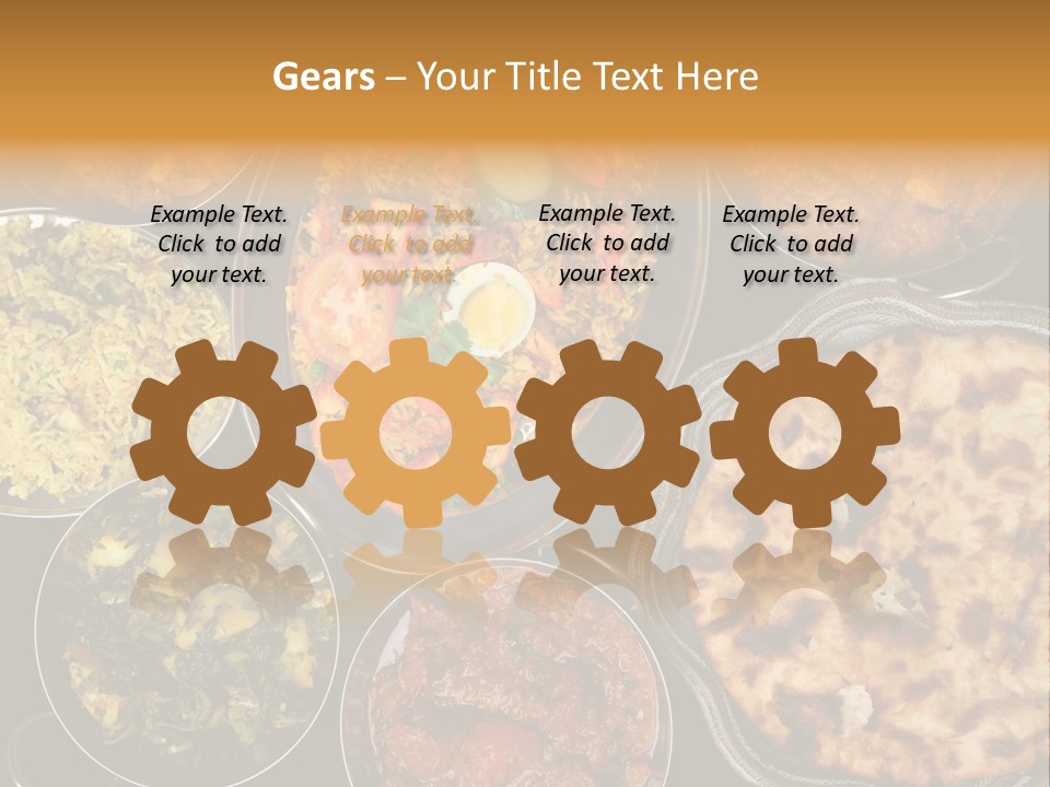 Indian Naan And Curry PowerPoint Template