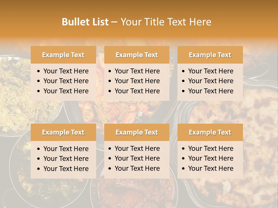 Indian Naan And Curry PowerPoint Template