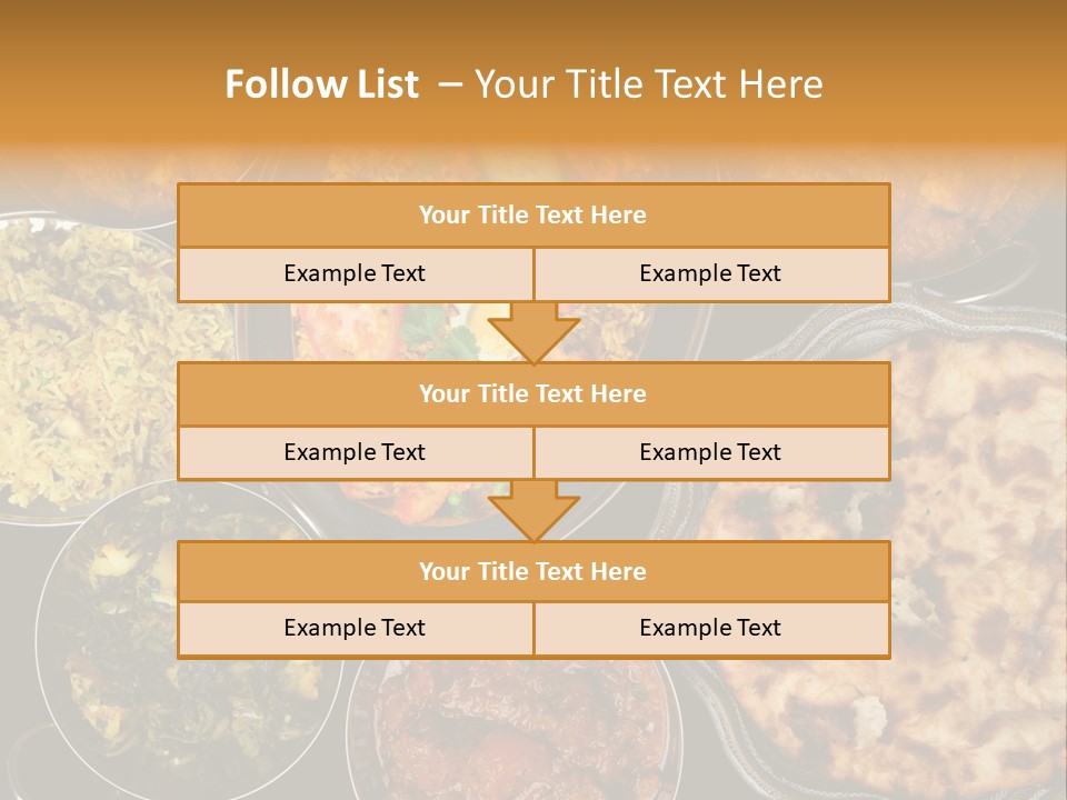 Indian Naan And Curry PowerPoint Template
