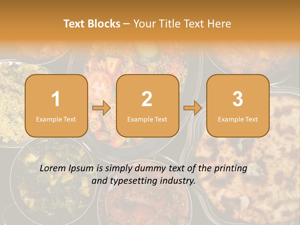 Indian Naan And Curry PowerPoint Template