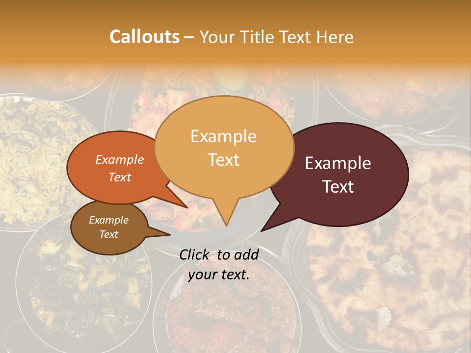 Indian Naan And Curry PowerPoint Template
