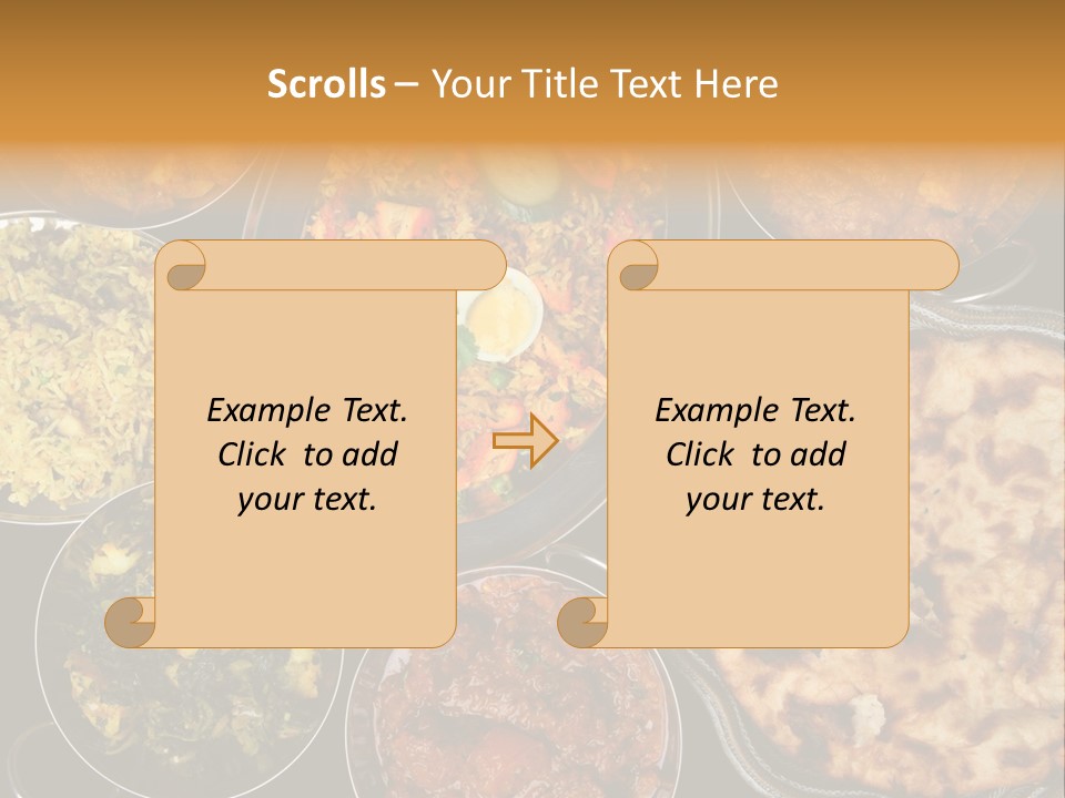 Indian Naan And Curry PowerPoint Template