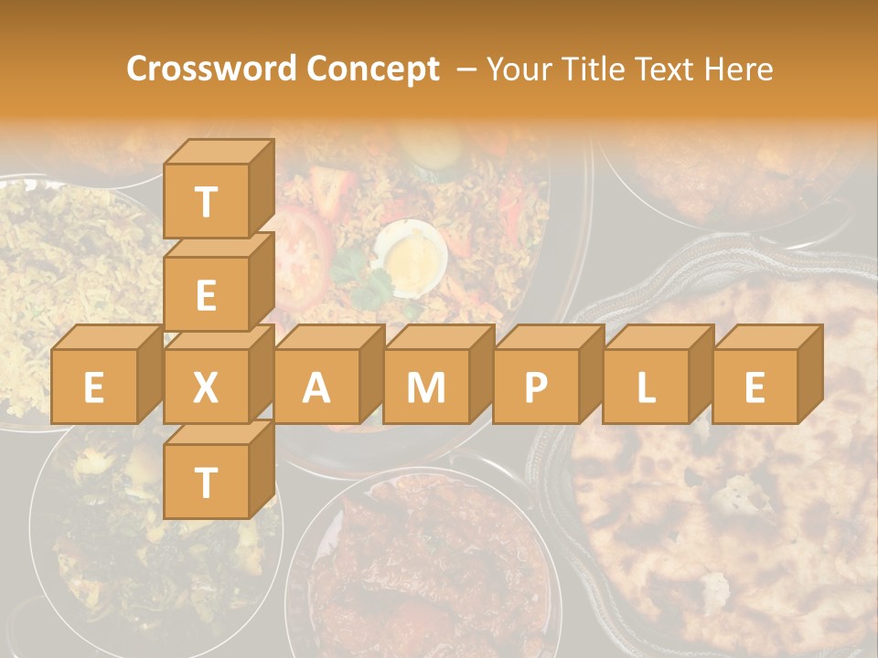 Indian Naan And Curry PowerPoint Template