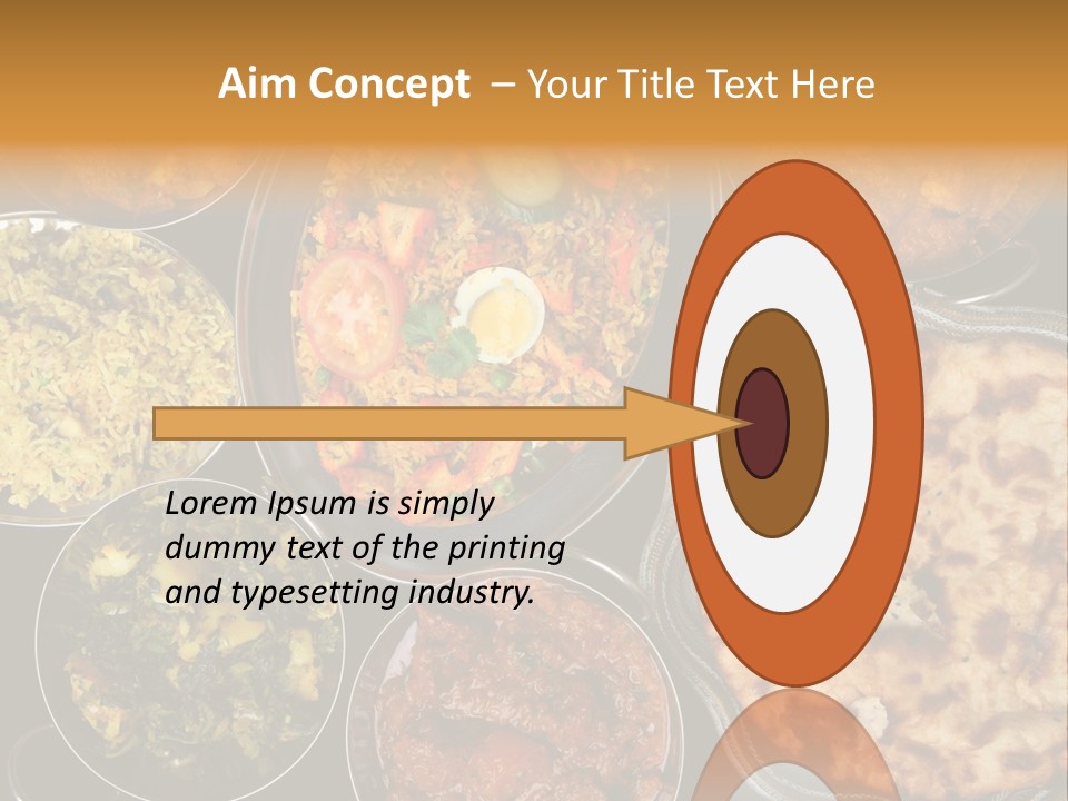 Indian Naan And Curry PowerPoint Template