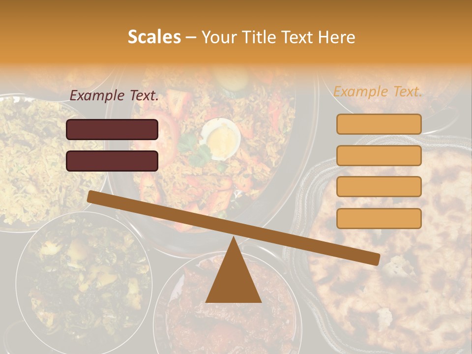 Indian Naan And Curry PowerPoint Template