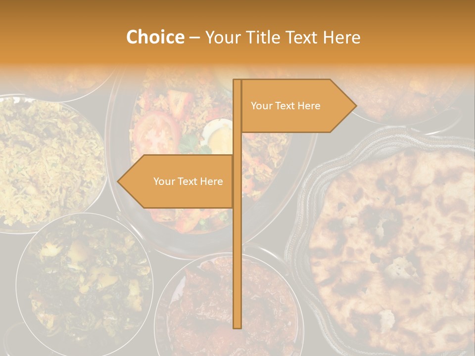 Indian Naan And Curry PowerPoint Template