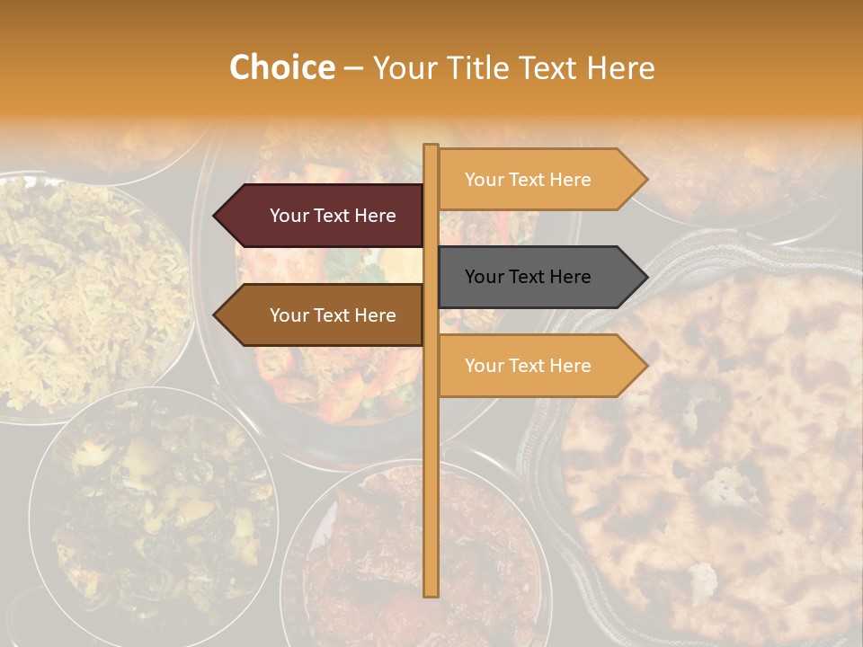 Indian Naan And Curry PowerPoint Template