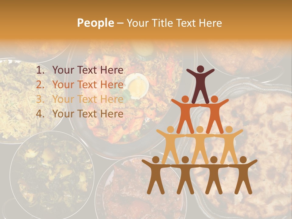 Indian Naan And Curry PowerPoint Template