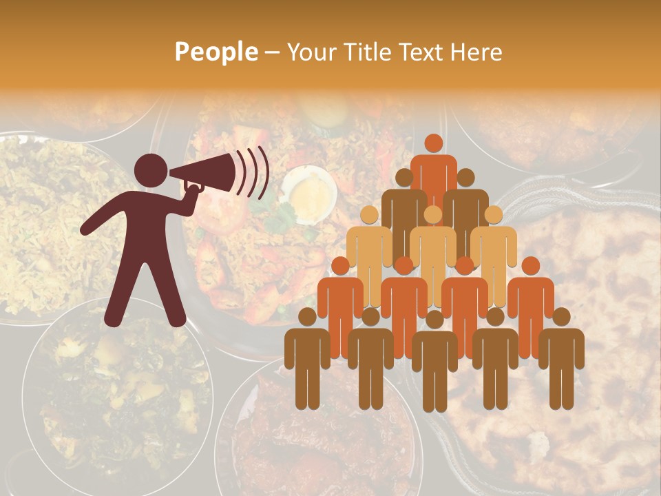 Indian Naan And Curry PowerPoint Template