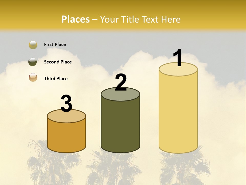 Vintage Palm Tree PowerPoint Template