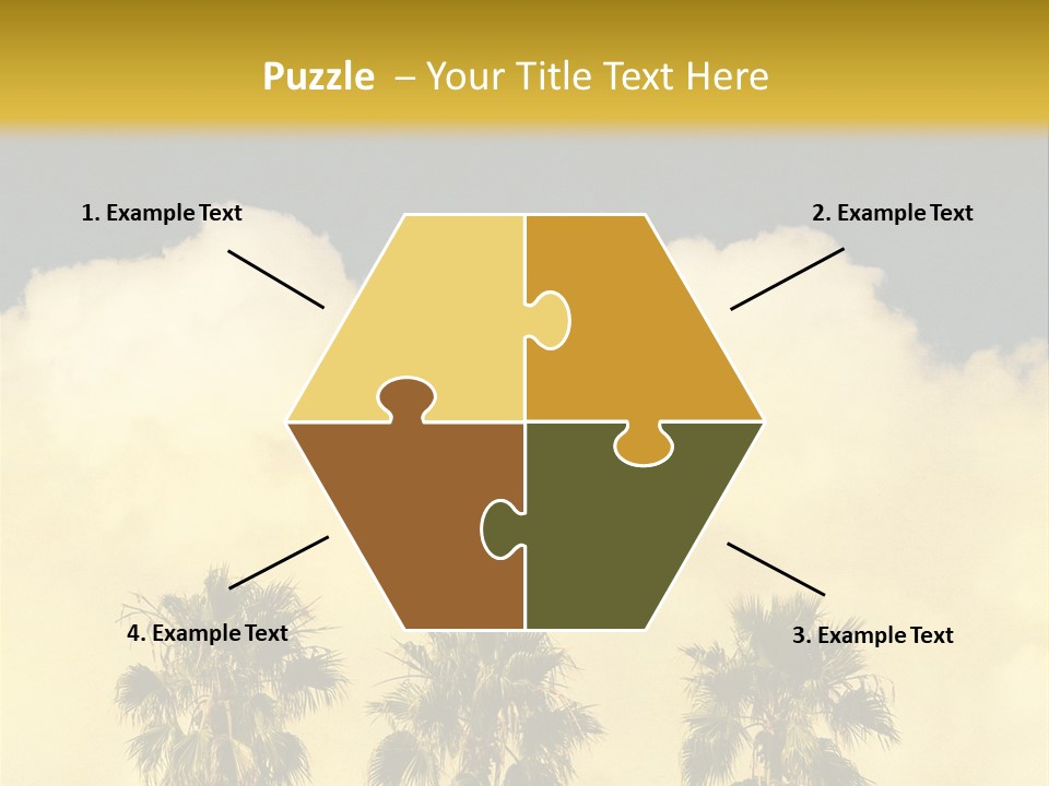 Vintage Palm Tree PowerPoint Template