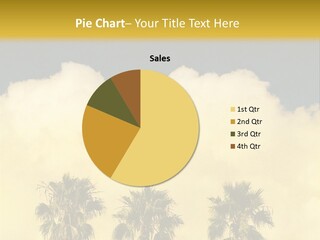 Vintage Palm Tree PowerPoint Template