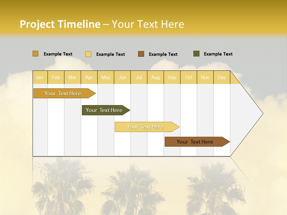 Vintage Palm Tree PowerPoint Template