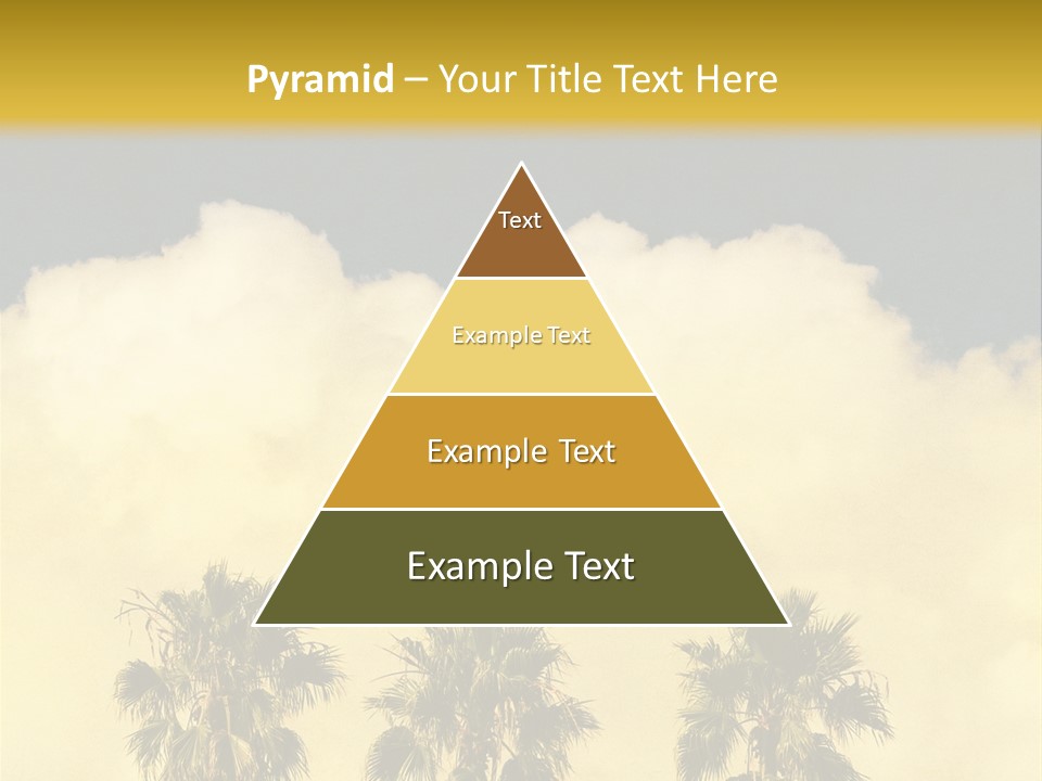 Vintage Palm Tree PowerPoint Template