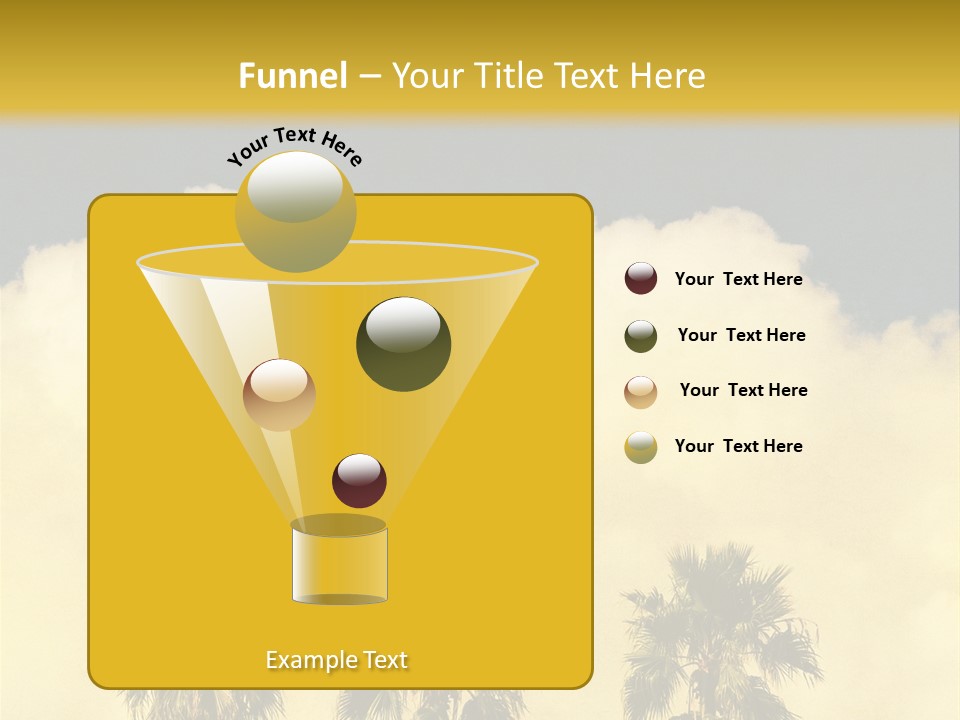 Vintage Palm Tree PowerPoint Template