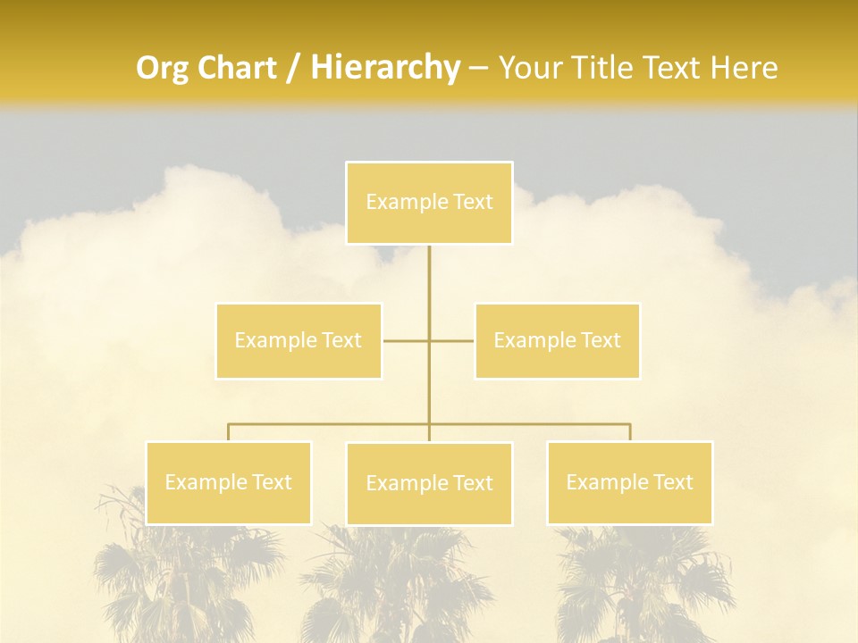 Vintage Palm Tree PowerPoint Template