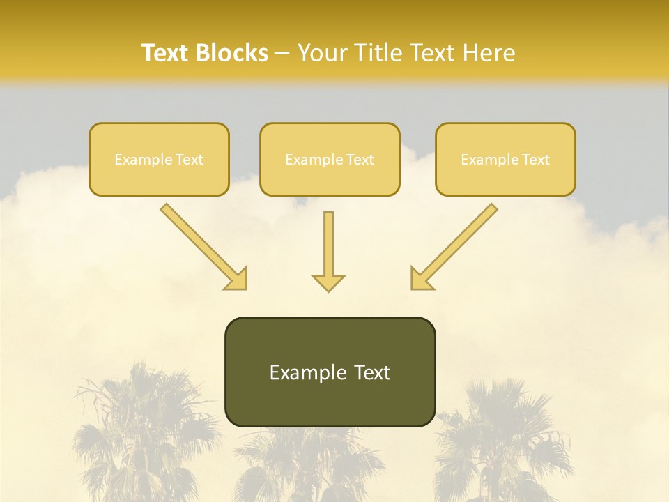 Vintage Palm Tree PowerPoint Template