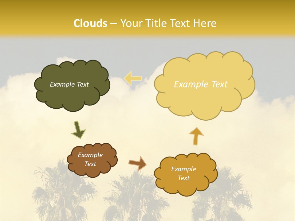 Vintage Palm Tree PowerPoint Template