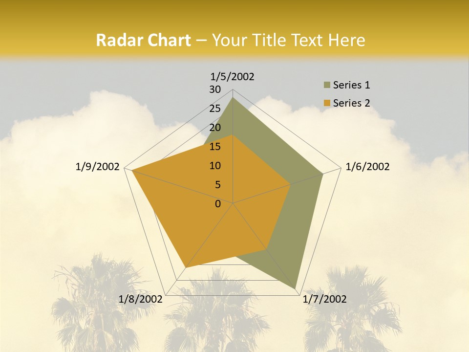 Vintage Palm Tree PowerPoint Template