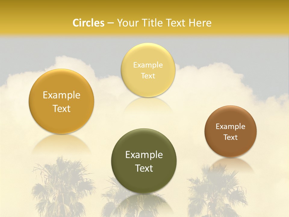 Vintage Palm Tree PowerPoint Template