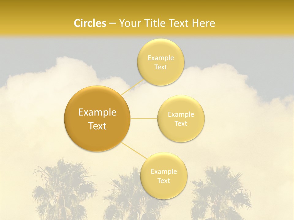 Vintage Palm Tree PowerPoint Template