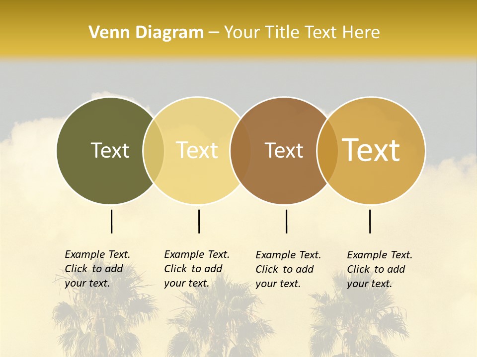 Vintage Palm Tree PowerPoint Template