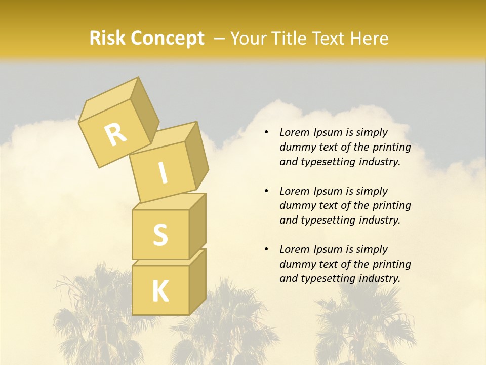 Vintage Palm Tree PowerPoint Template