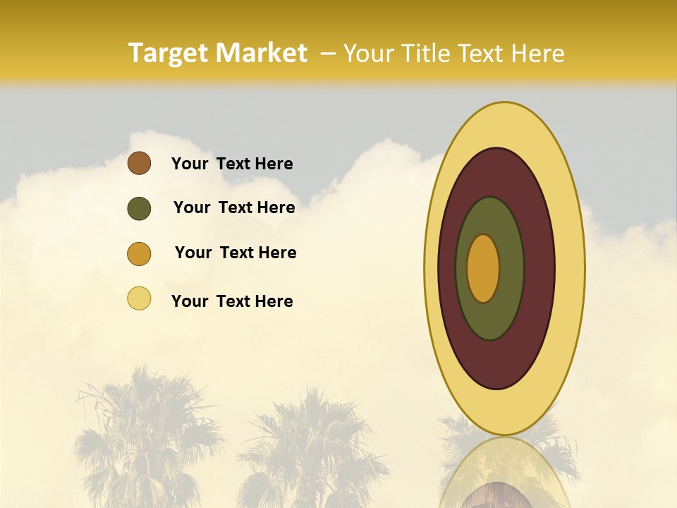 Vintage Palm Tree PowerPoint Template