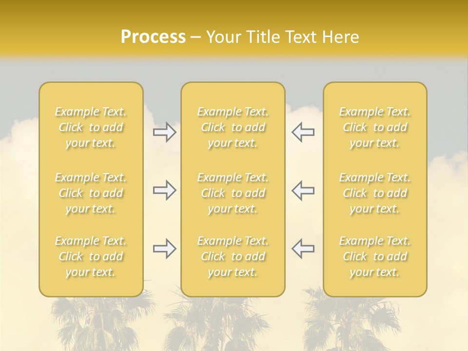 Vintage Palm Tree PowerPoint Template