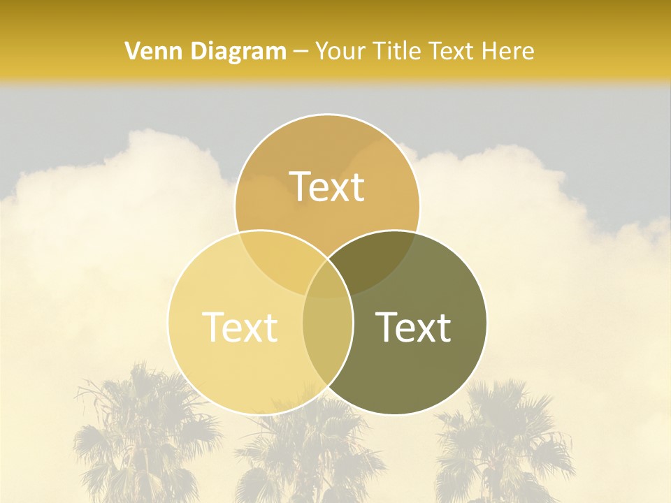 Vintage Palm Tree PowerPoint Template