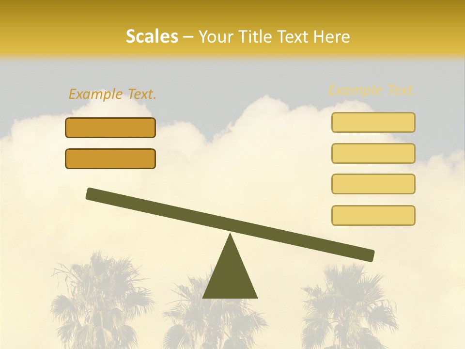 Vintage Palm Tree PowerPoint Template
