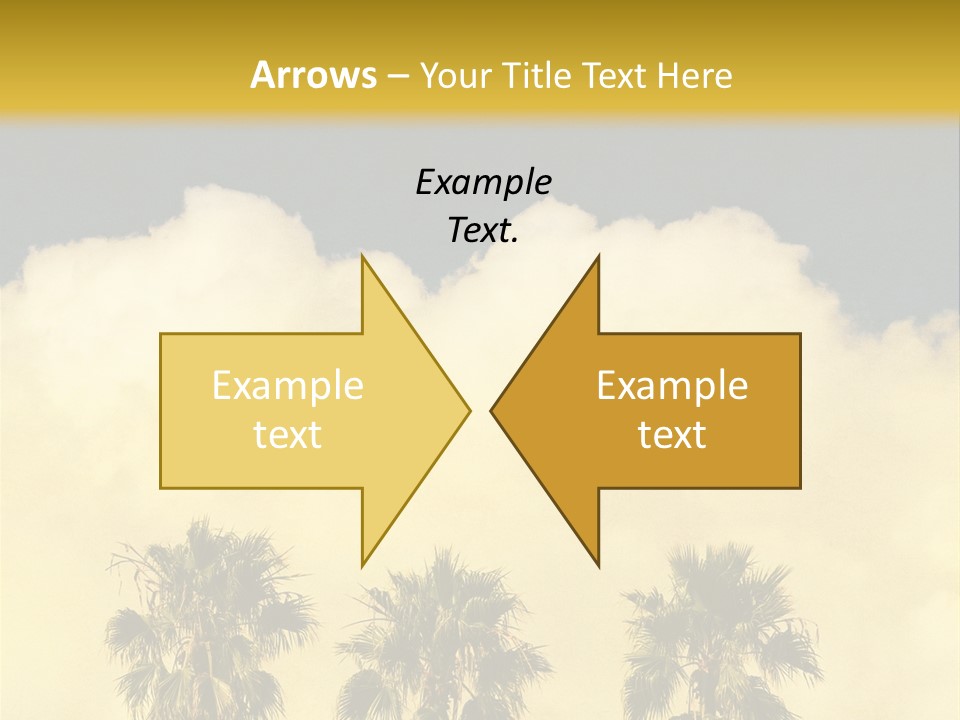 Vintage Palm Tree PowerPoint Template