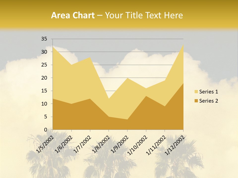 Vintage Palm Tree PowerPoint Template