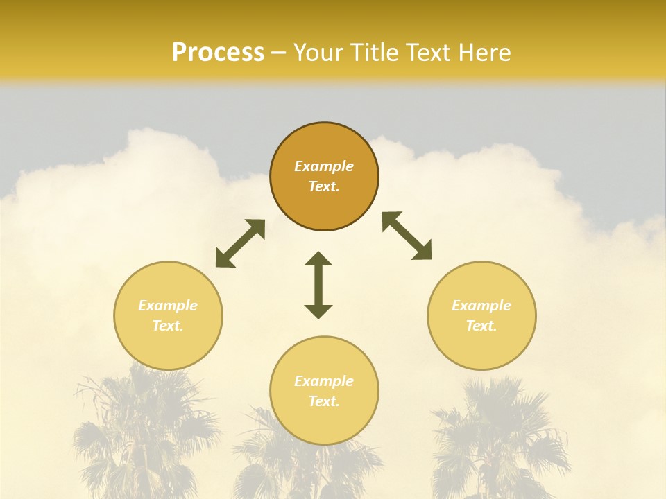 Vintage Palm Tree PowerPoint Template