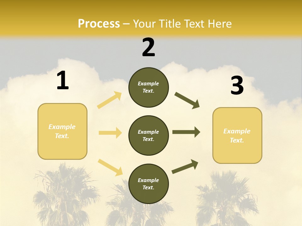 Vintage Palm Tree PowerPoint Template
