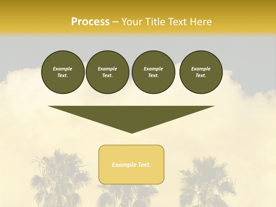 Vintage Palm Tree PowerPoint Template