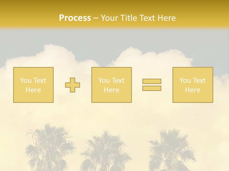 Vintage Palm Tree PowerPoint Template