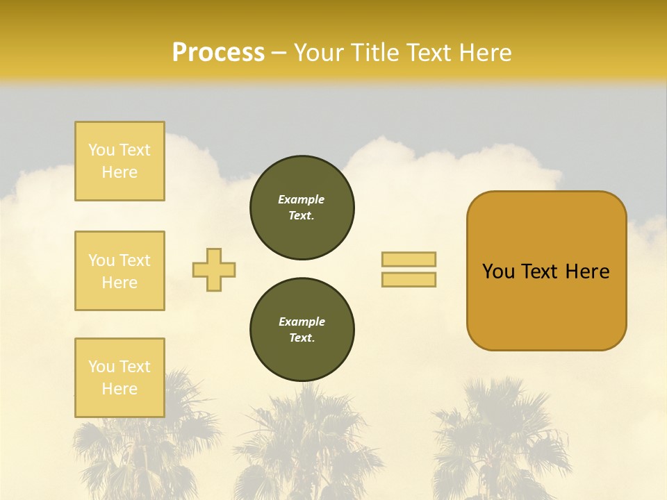 Vintage Palm Tree PowerPoint Template