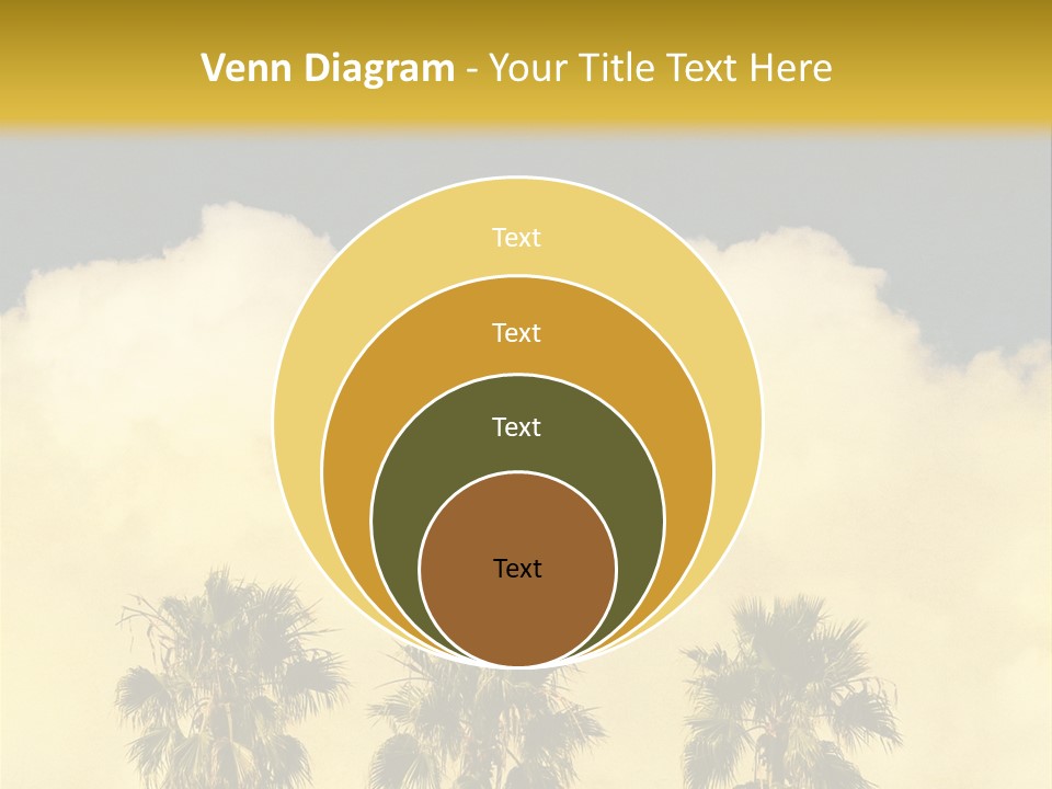 Vintage Palm Tree PowerPoint Template