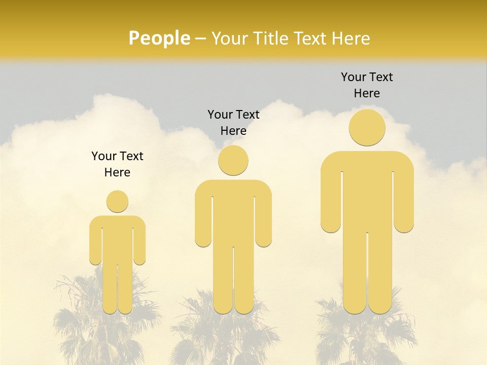 Vintage Palm Tree PowerPoint Template